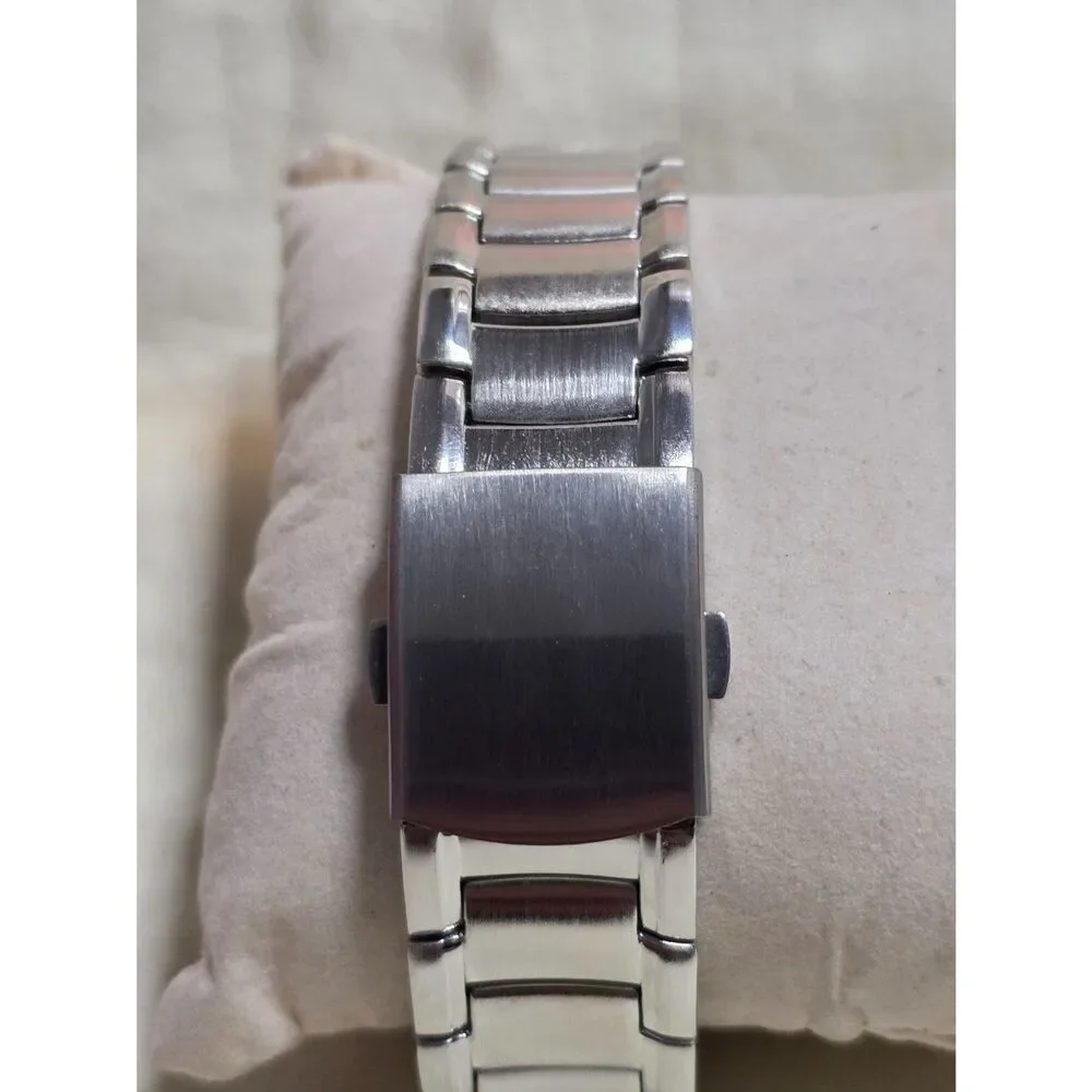 Merona Mens Chronograph Style Stainless Steel Quartz Watch New Old Stock